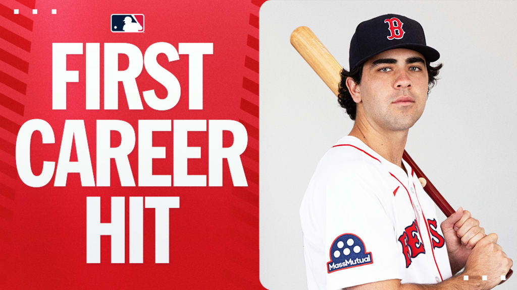レッドソックス・メイヤー、家族が見守る中でMLB初安打