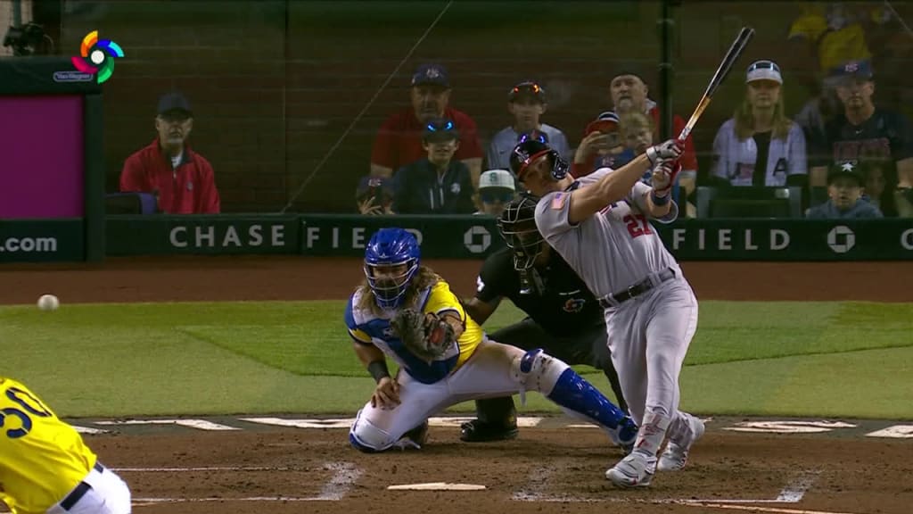 Mike Trout's RBI single, 06/12/2023