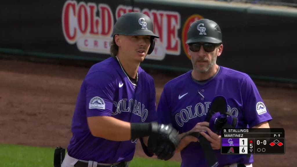Jordan Beck knocks an RBI single