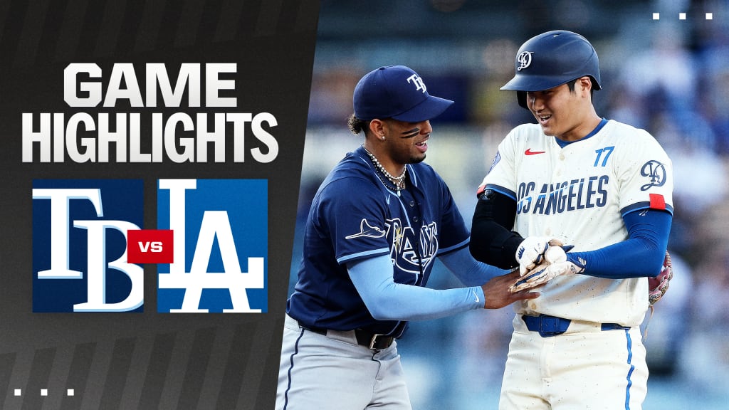 Rays vs. Dodgers Highlights | 08/24/2024 | Tampa Bay Rays