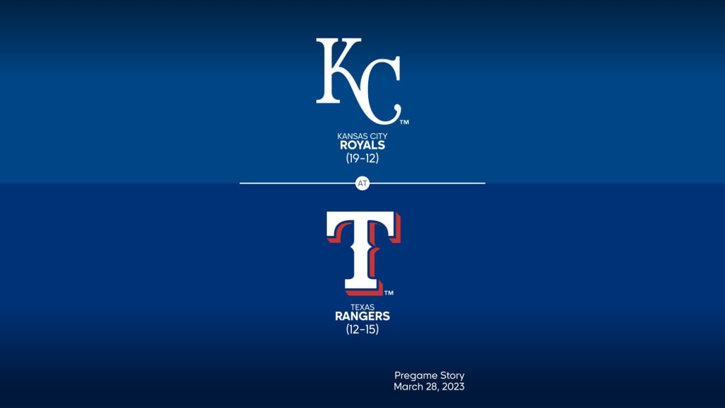 Royals at Rangers - 3/28/2023: Title Slate, 03/27/2023