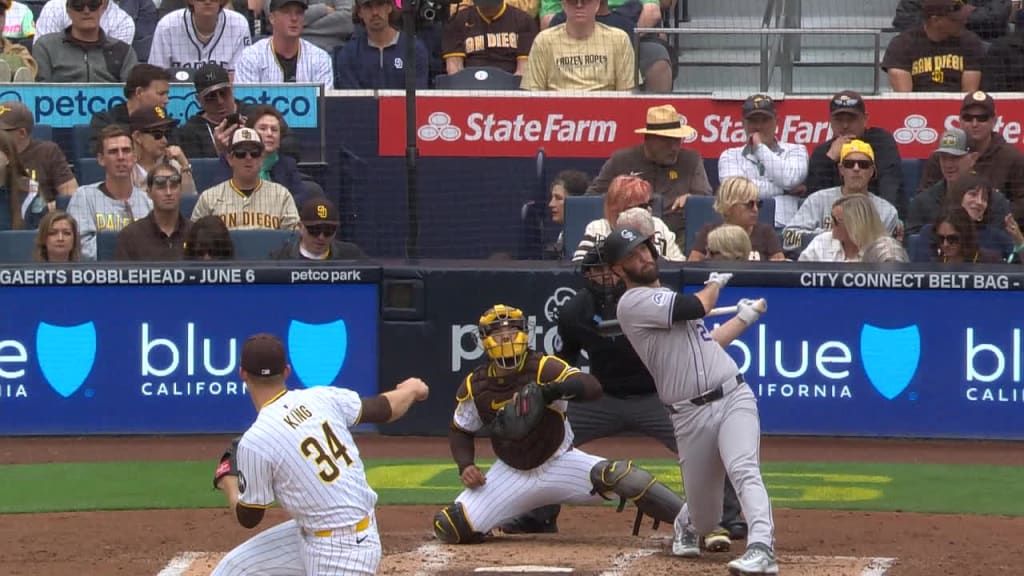 Jacob Stallings hits a two-run single