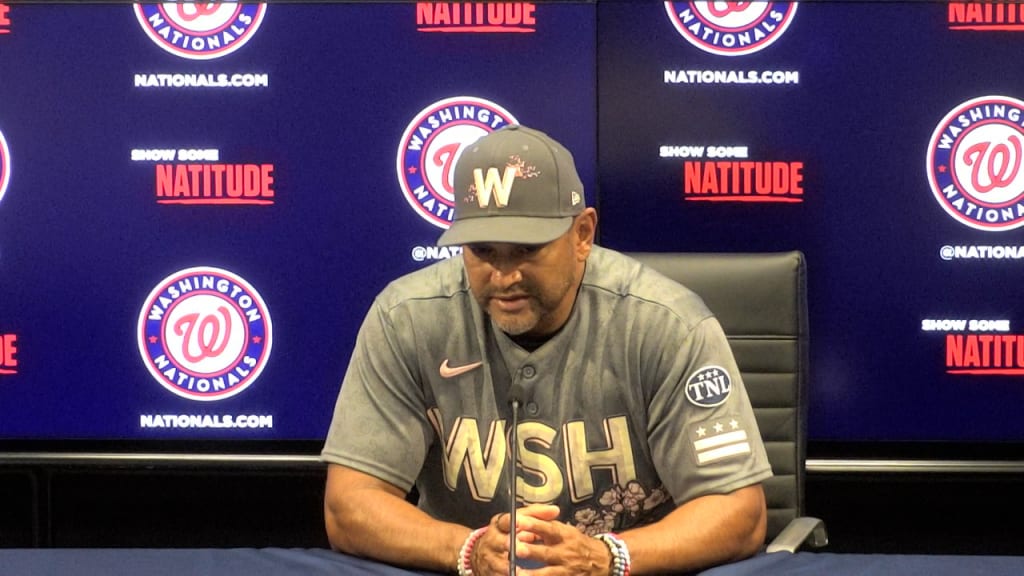 Dave Martinez Signed Washington Nationals Manager Custom Jersey