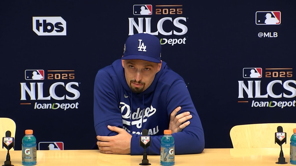 Blake Snell on being named NLCS Game 1 starter | 12/10/2025 | Lasmayores.com