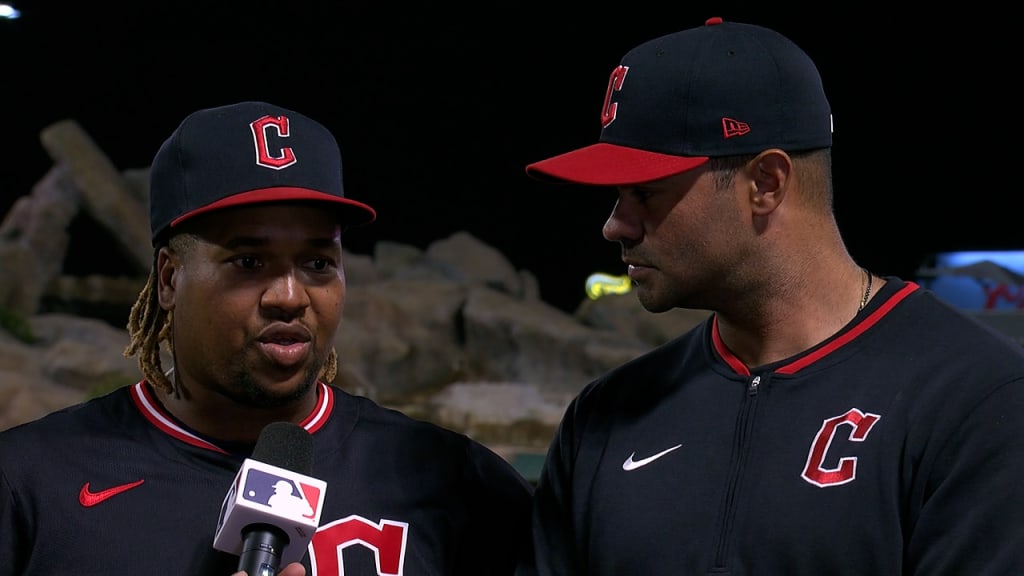 José Ramírez discusses his three-homer game