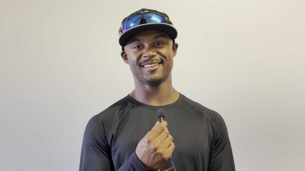 Enrique Bradfield Jr. talks his defensive highlights