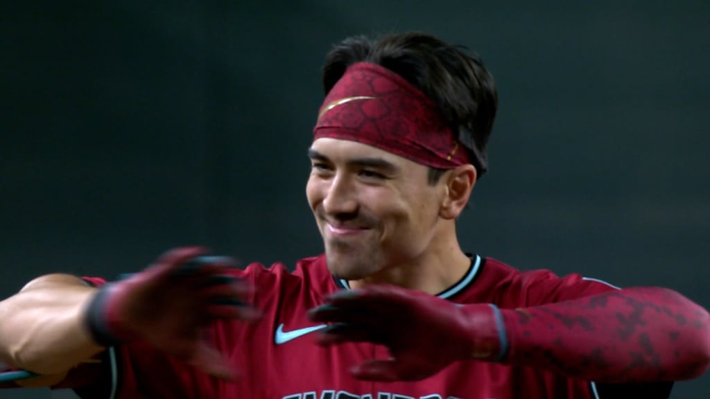 Corbin Carroll's second RBI triple