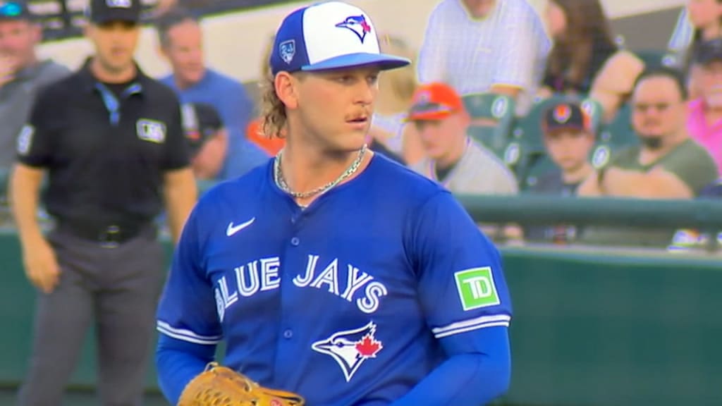 Official blue new arrivals jays jersey