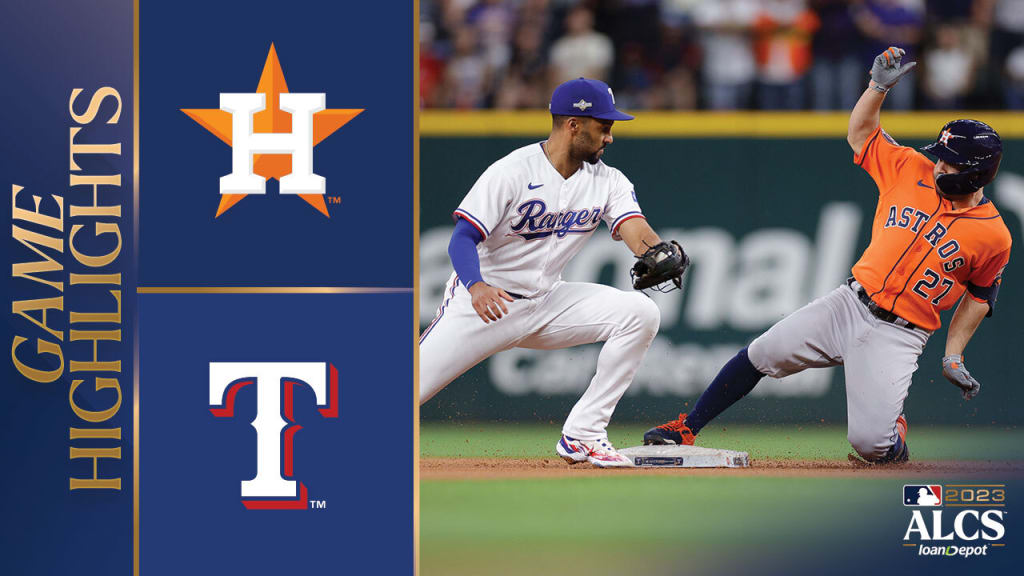 What time, TV channel is Rangers vs Astros MLB playoffs Game 4