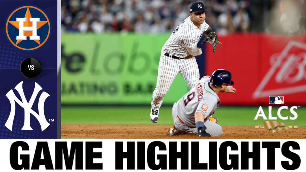 MLB  2022 ALCS Highlights (NYY vs HOU) 