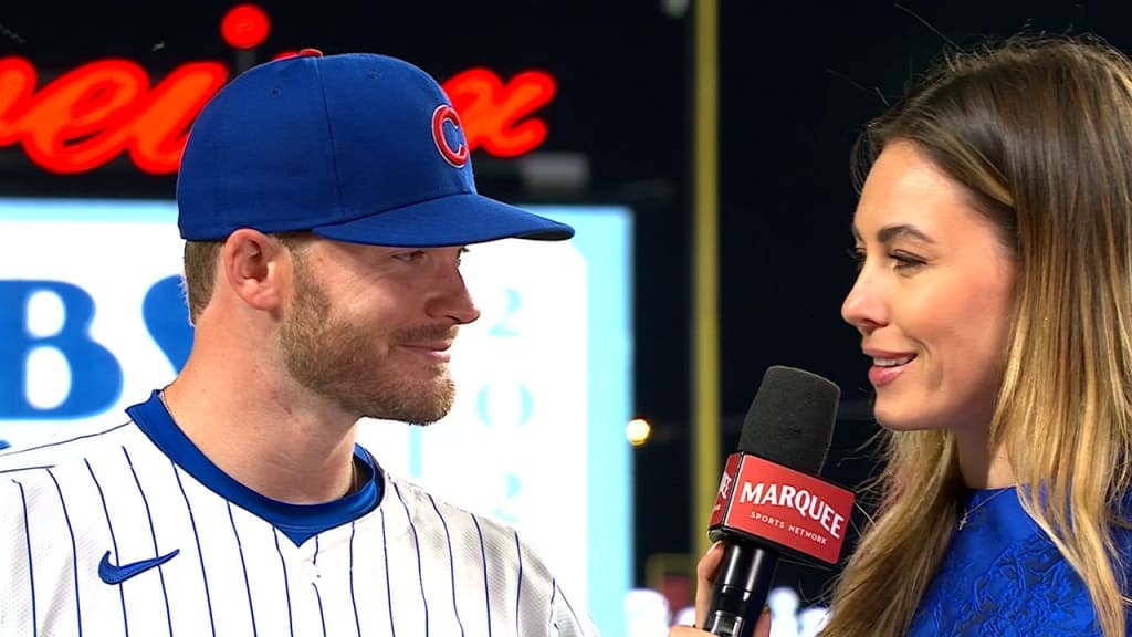 Ian Happ talks his go-ahead double, Patrick Wisdom