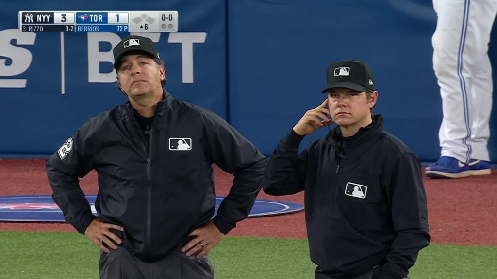 Aaron Judge doubles on review