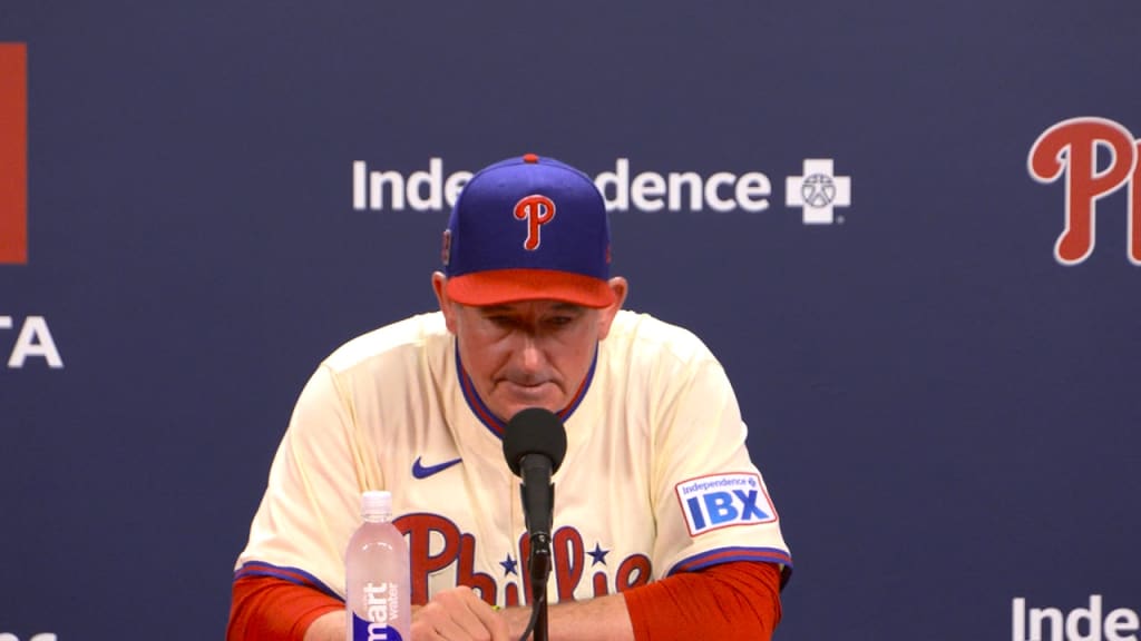 Rob Thomson on the Phillies' 6-4 loss