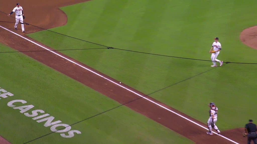 Turner's swinging bunt single