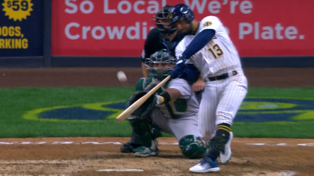 Abraham Toro has memorable first hit for Brewers