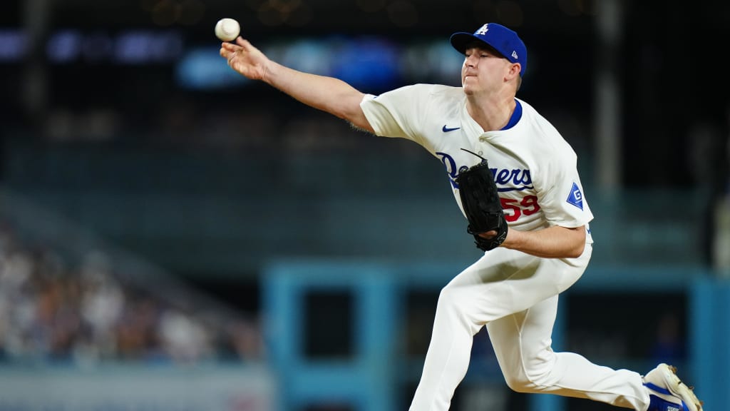 Evan Phillips induces fly ball, escapes jam