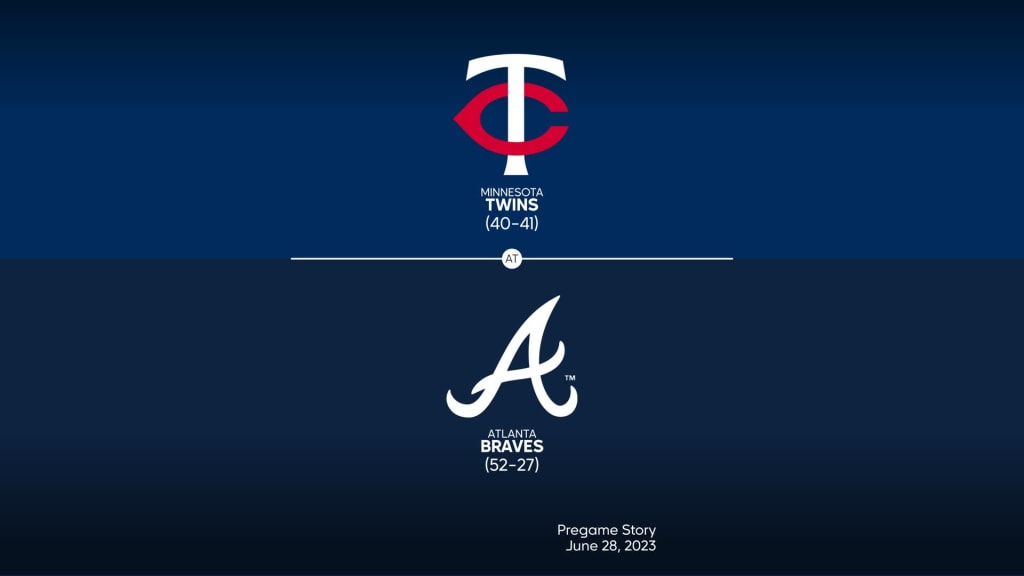 Twins at Braves - June 28, 2023: Title Slate, 06/27/2023