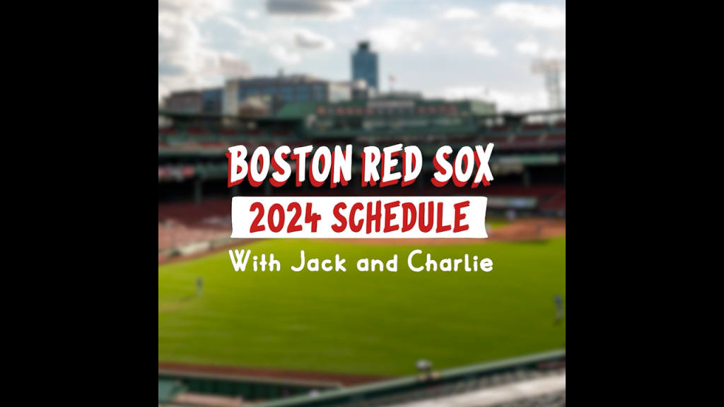 Red Sox release 2024 schedule, 07/14/2023