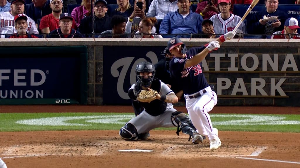 Jacob Young's first MLB triple