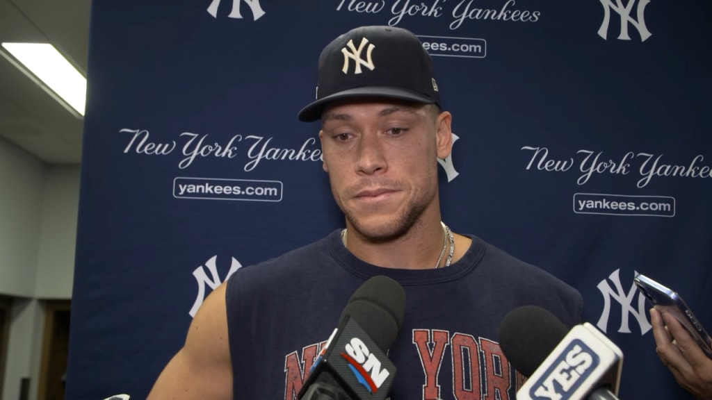 Aaron Judge talks about the Yankees' loss in Game 2