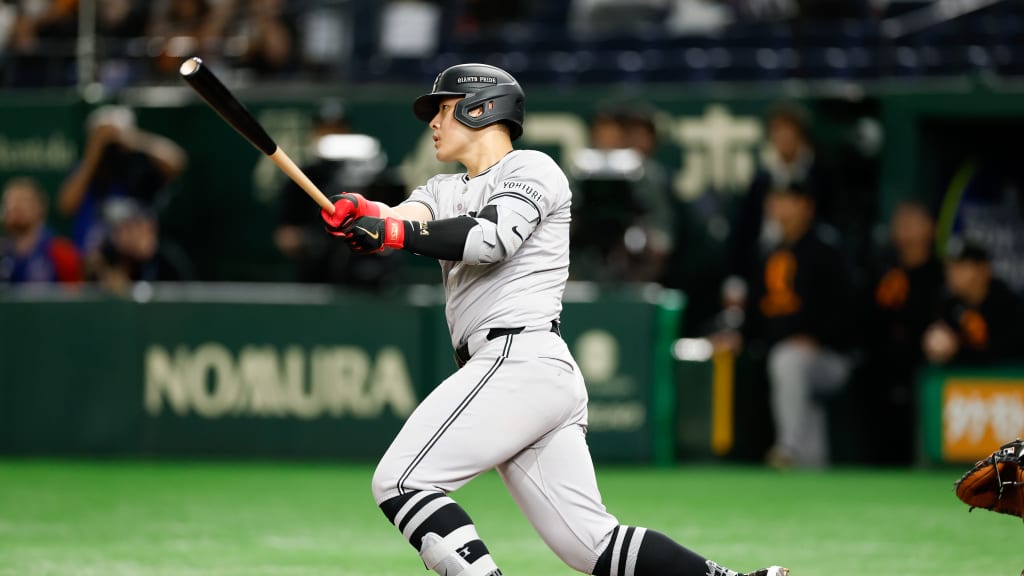 Kazuma Okamoto's two-run double