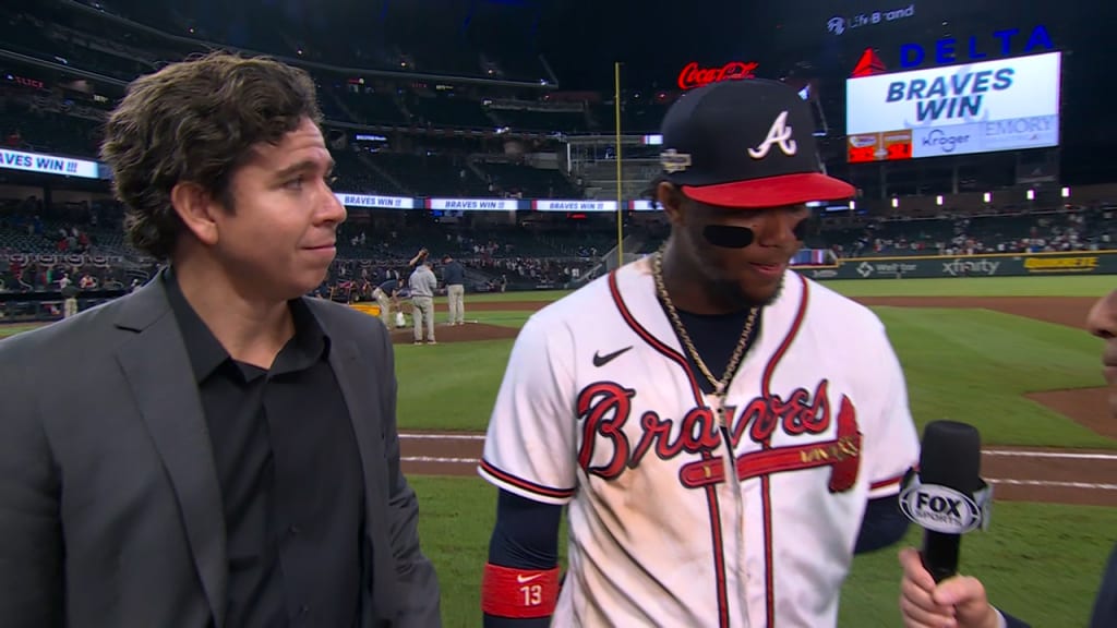 Ronald Acuna Jr. Tackled By Fan During Game