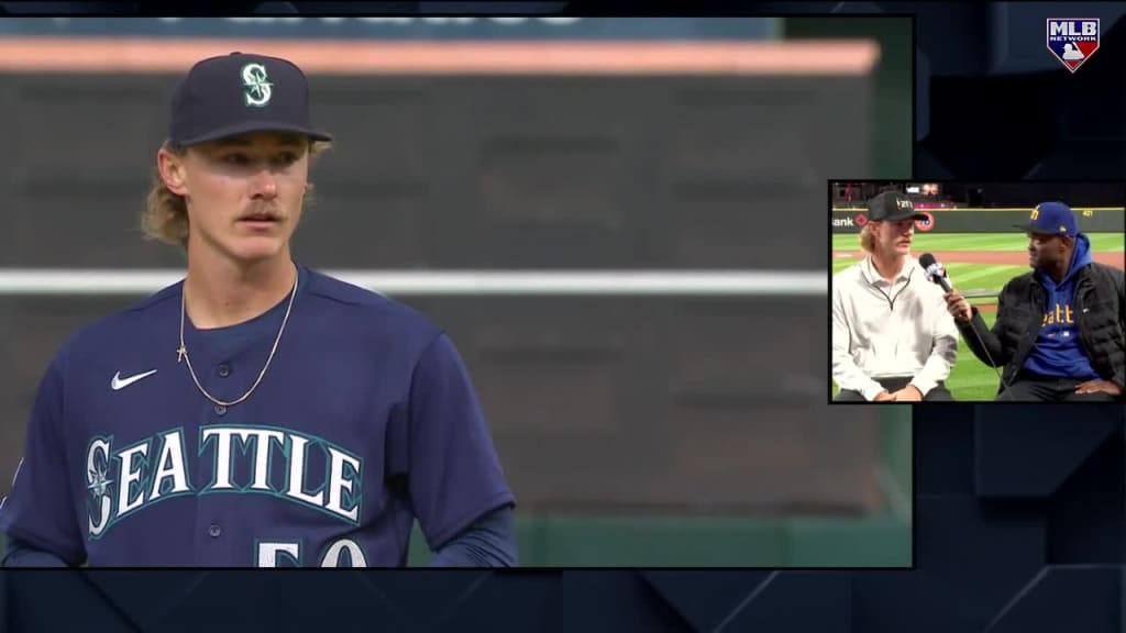 This is a 2023 photo of Bryce Miller of the Seattle Mariners