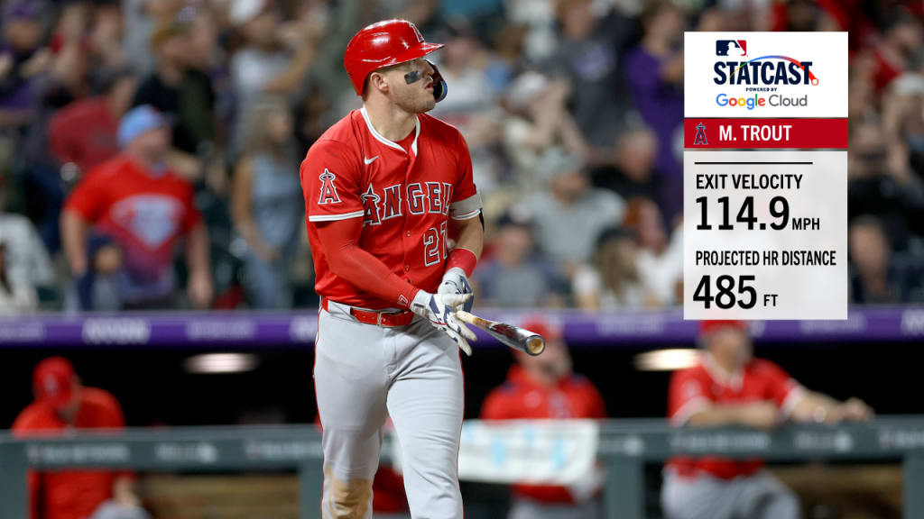 Mike Trout hits 400th career home run 485 feet