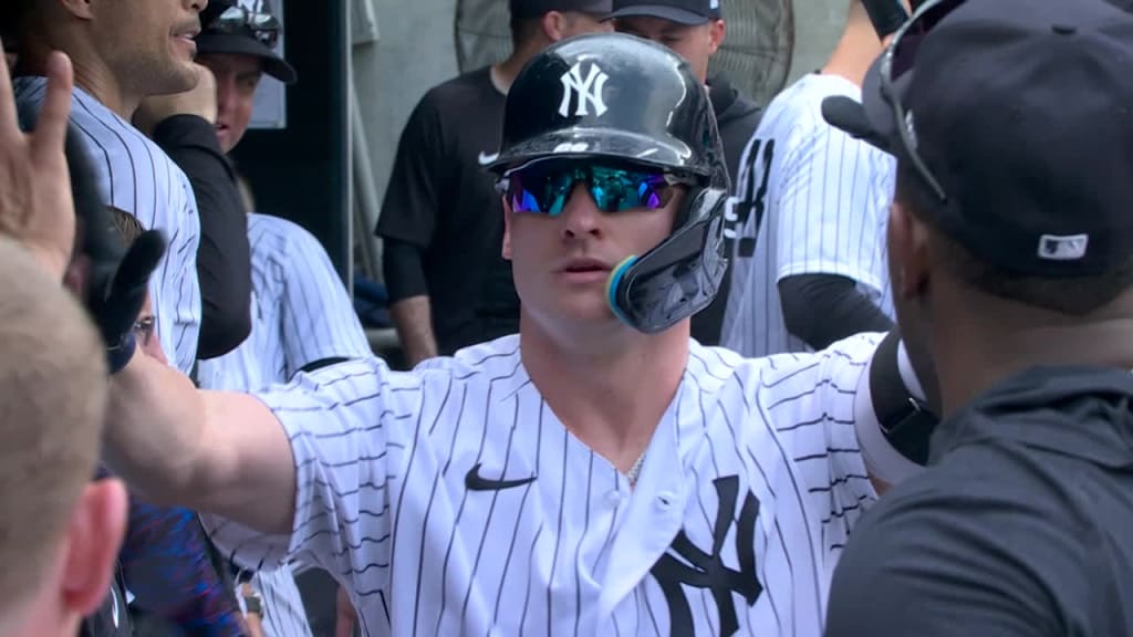 Josh Donaldson of the Toronto Blue Jays adjusts his sunglasses