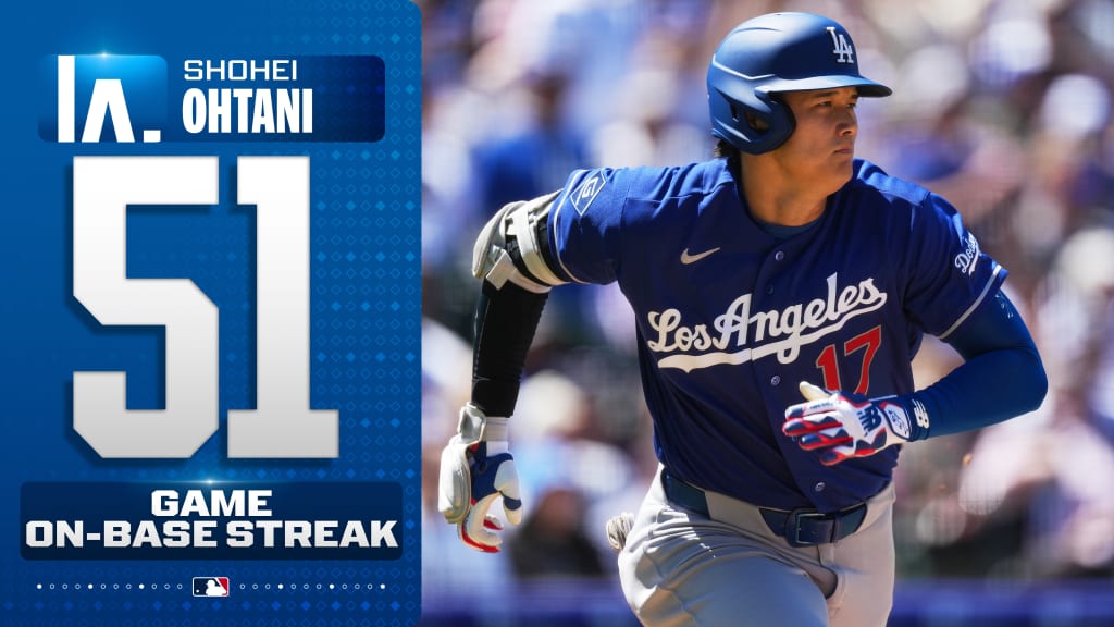 Shohei Ohtani extends on-base streak with RBI double | 04/19/2026