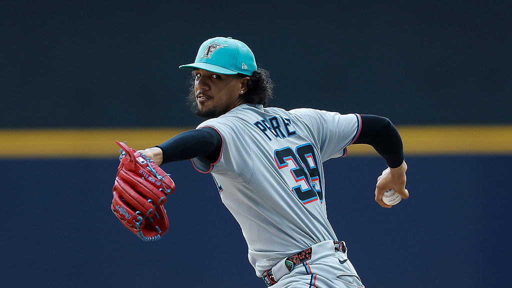 Eury Pérez, Walker Buehler Eury Pérez strikes out six | 07/27/2025 | Miami Marlins