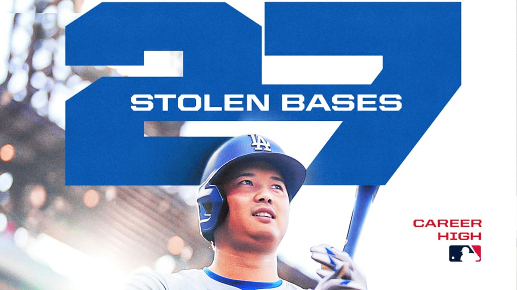 Shohei Ohtani sets career high with 27th stolen base