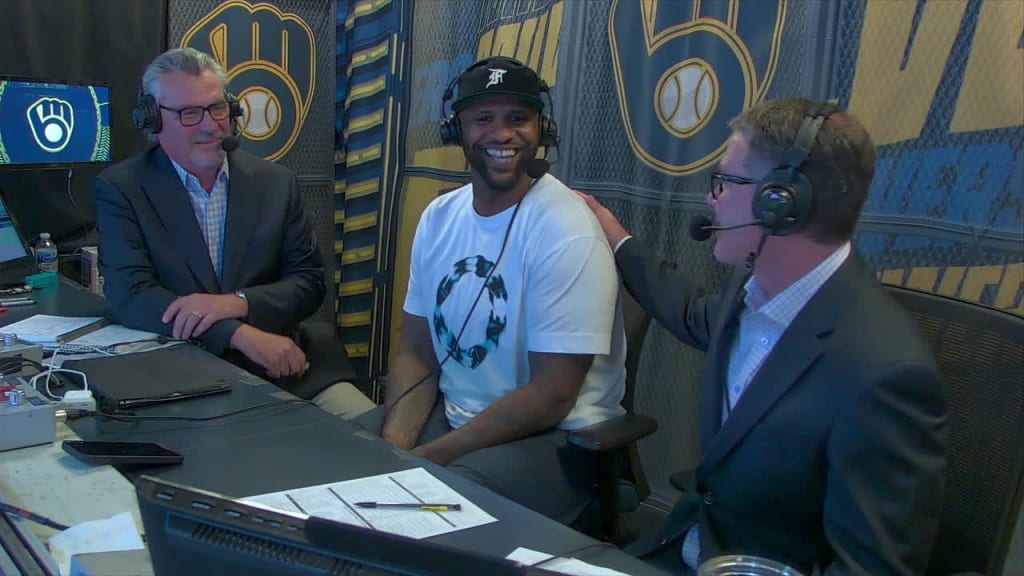 CC Sabathia joins Brewers' booth, 08/25/2023