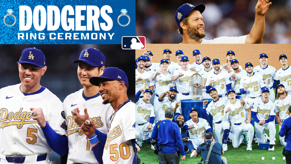 ドジャース、ワールドシリーズ制覇リングセレモニー
