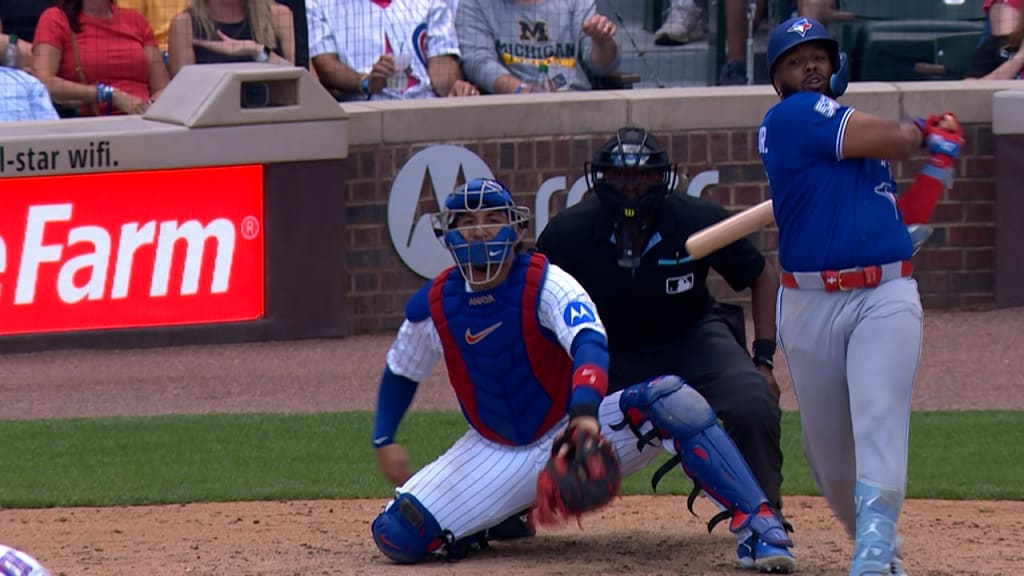 Sencillo productor de Vladimir Guerrero Jr. para el empate