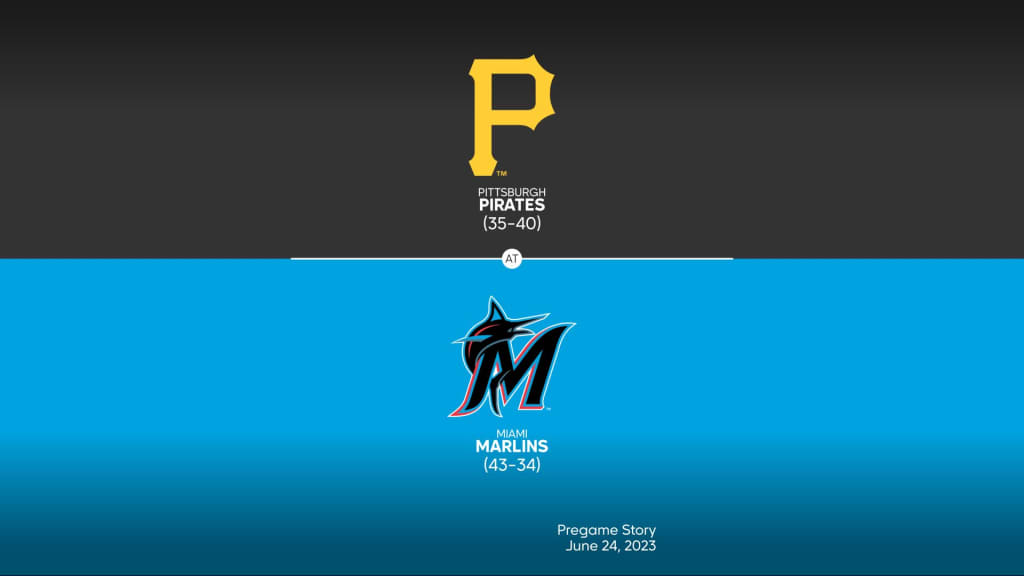 Pirates at Marlins - June 24, 2023: Title Slate, 06/23/2023