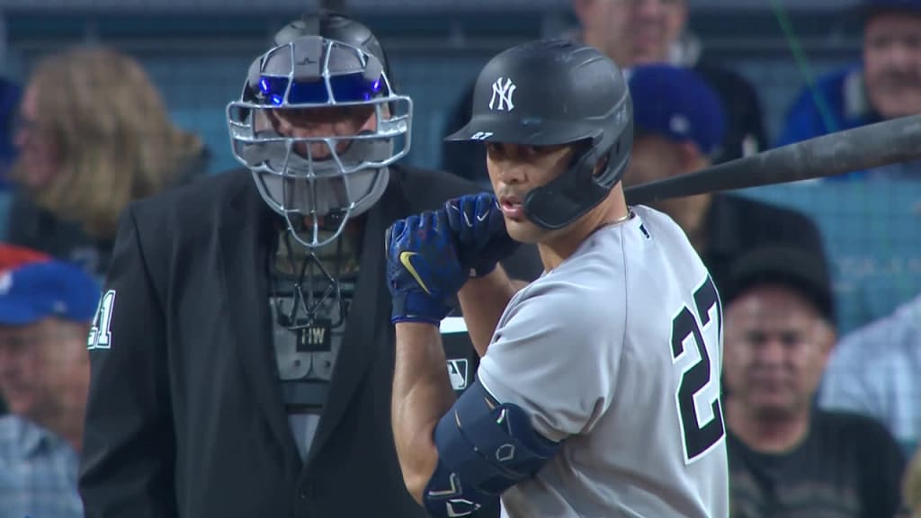 Giancarlo Stanton hit with own home-run ball as Yankees set HR