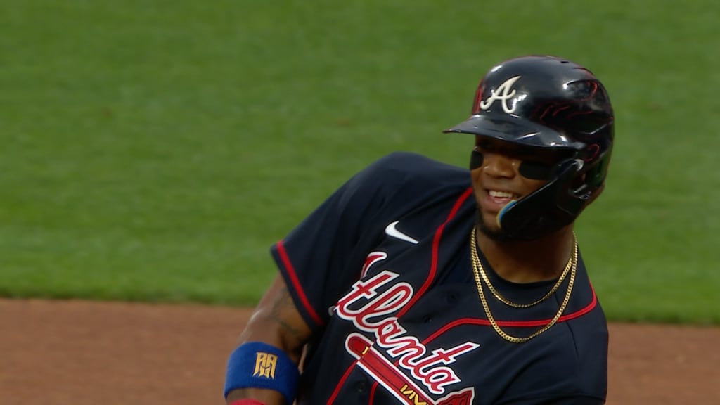 Ronald Acuna Jr.'s first hit back from IL
