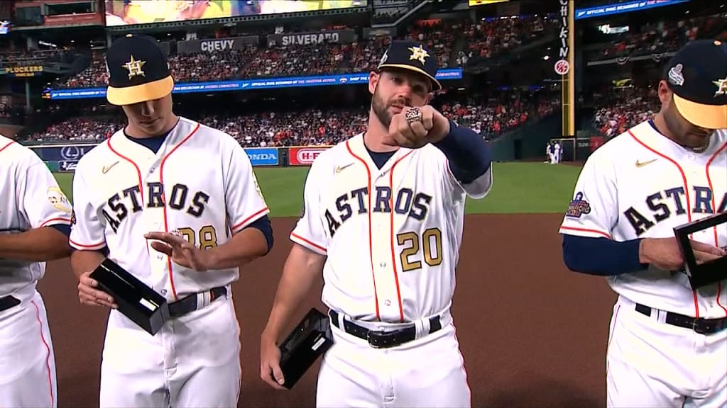 Houston Astros receive 2022 World Series rings in pregame ceremony