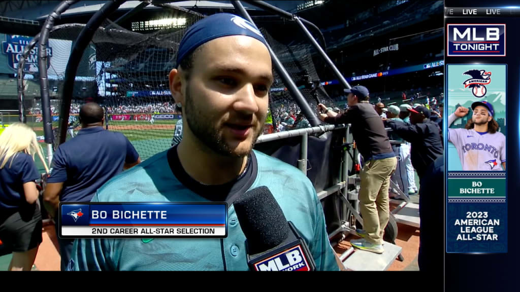 American League All-Star Bo Bichette of the Toronto Blue Jays and