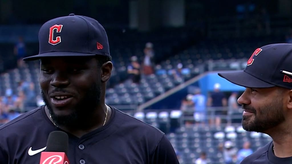 Jhonkensy Noel on his homer, settling into the Majors