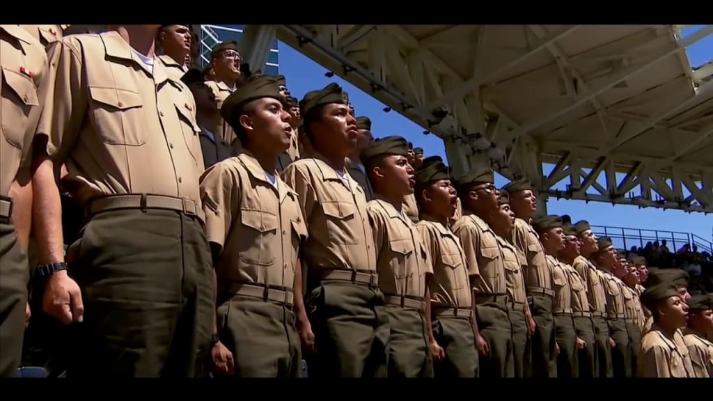 6/26/22: Marine Recruit Salute, 06/26/2022