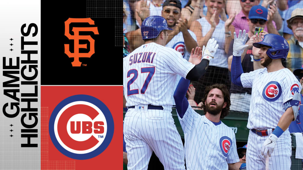 Chicago Cubs vs. San Francisco Giants Highlights