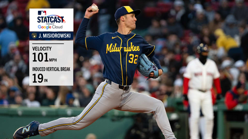 Jacob Misiorowski's 100 MPH+ pitches | 04/07/2026 | Milwaukee Brewers