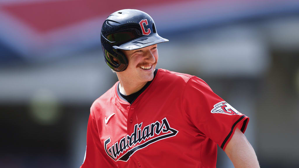 Kyle Manzardo's first career MLB hit