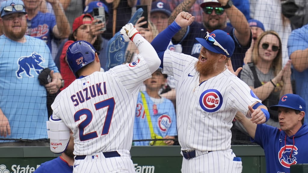 Cubs crush five homers in win over D-backs