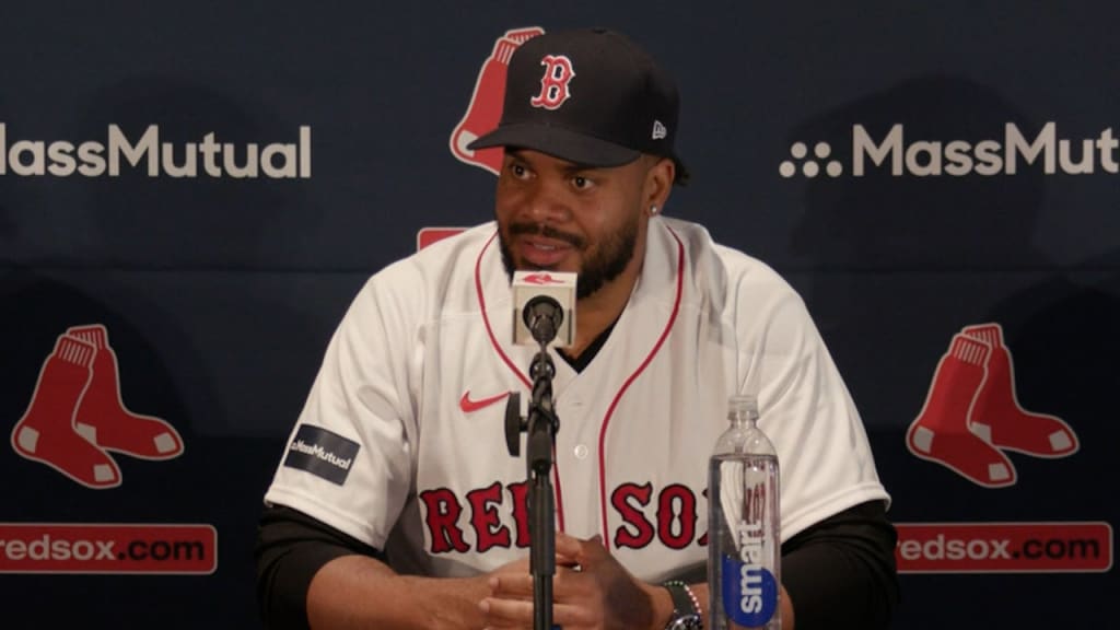 Kenley Jansen introduced by Red Sox