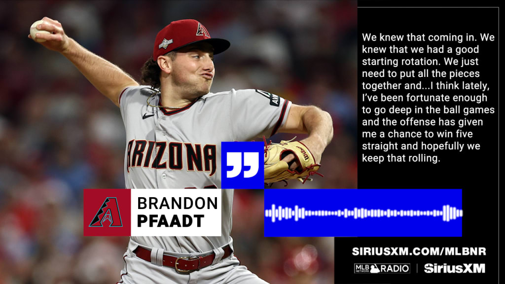 Brandon Pfaadt on D-backs' success, attacking hitters