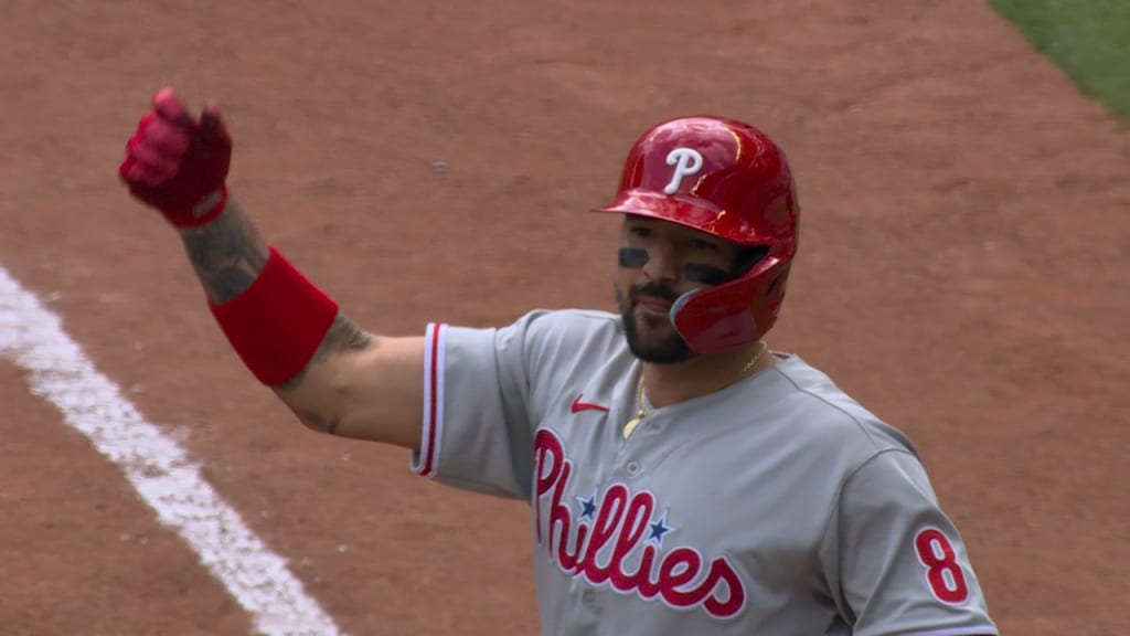 Nick Castellanos 4th Home Run of the Postseason #Phillies #MLB Distance:  415ft Exit Velocity: 112 MPH Launch Angle: 31° Pitch: 100mph…