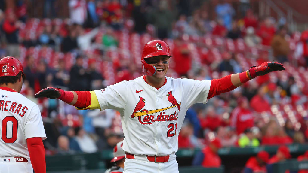 Nike St. Louis Cardinals ユニフォームNootbaar Youth St. Louis Cardinals Lars Nootbaar Nike Red 2024 City Connect